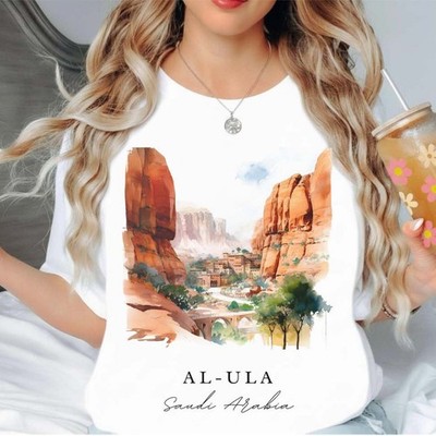 Al-Ula Saudi Arabia Unisex Shirt Travel Gift UAE Trip Lovers Souvenir Tee