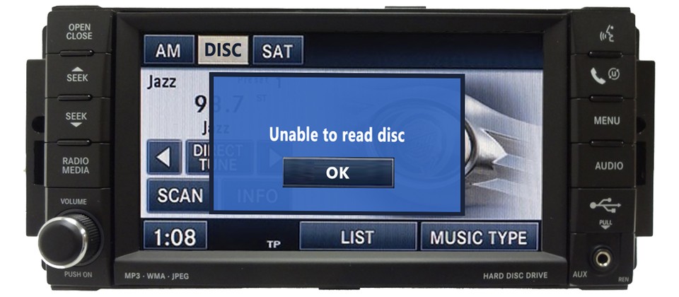 Digitalizzatore Touch Screen In Vetro Per Radio Dodge Chrysler Jeep Mygig Ram 2011-2017 - Ricambio 05064879AH - 3