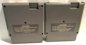 NES Track & Field I & II 2 Nintendo Genuine Tested Cleaned Games