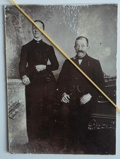 Vecchia orig. foto ritratto familiare dei primi del 900