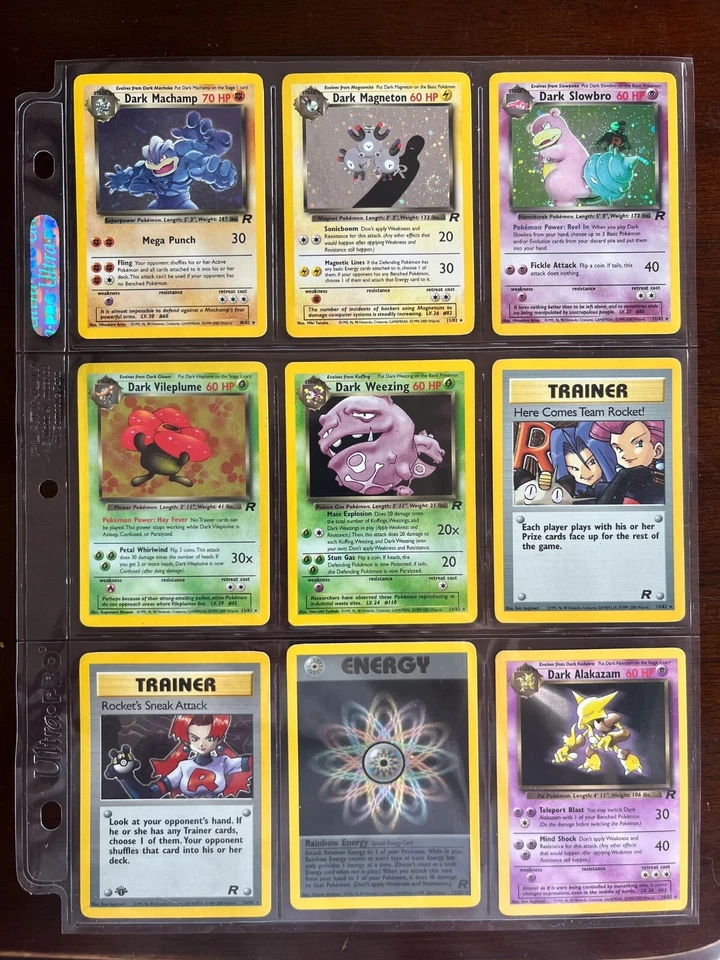 Pokémon TCG: Full Complete TEAM ROCKET Cards Set (83/82) 2000 - Image 2 of 4