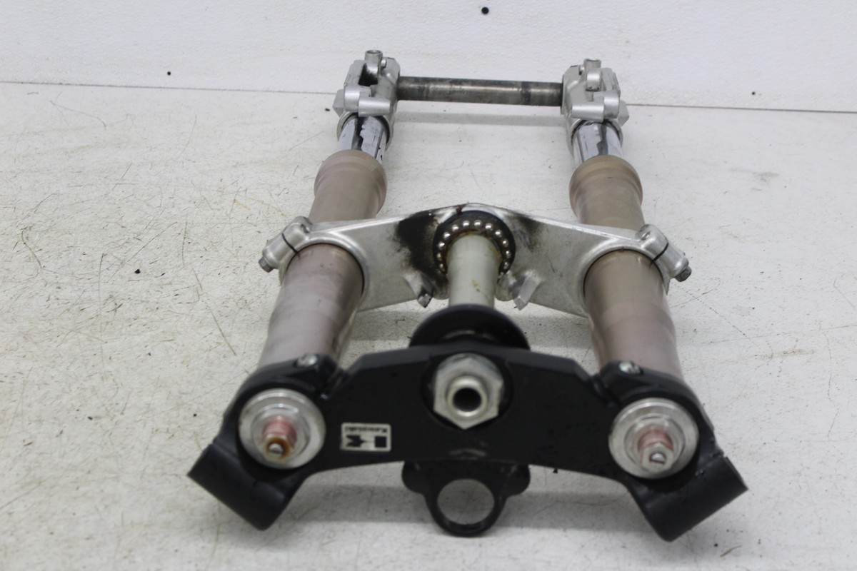 02-05 KAWASAKI NINJA ZX12R FRONT END FORKS TRIPLE TREE CLAMP