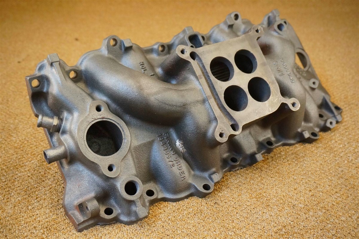 Restored 65 66 Corvette 427 Holley Cast Iron Intake Manifold