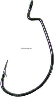 Owner Wide Gap Plus Bass Hook #5/0 Elevated Forged Shank BL Chrome 5/Pk 5139-151