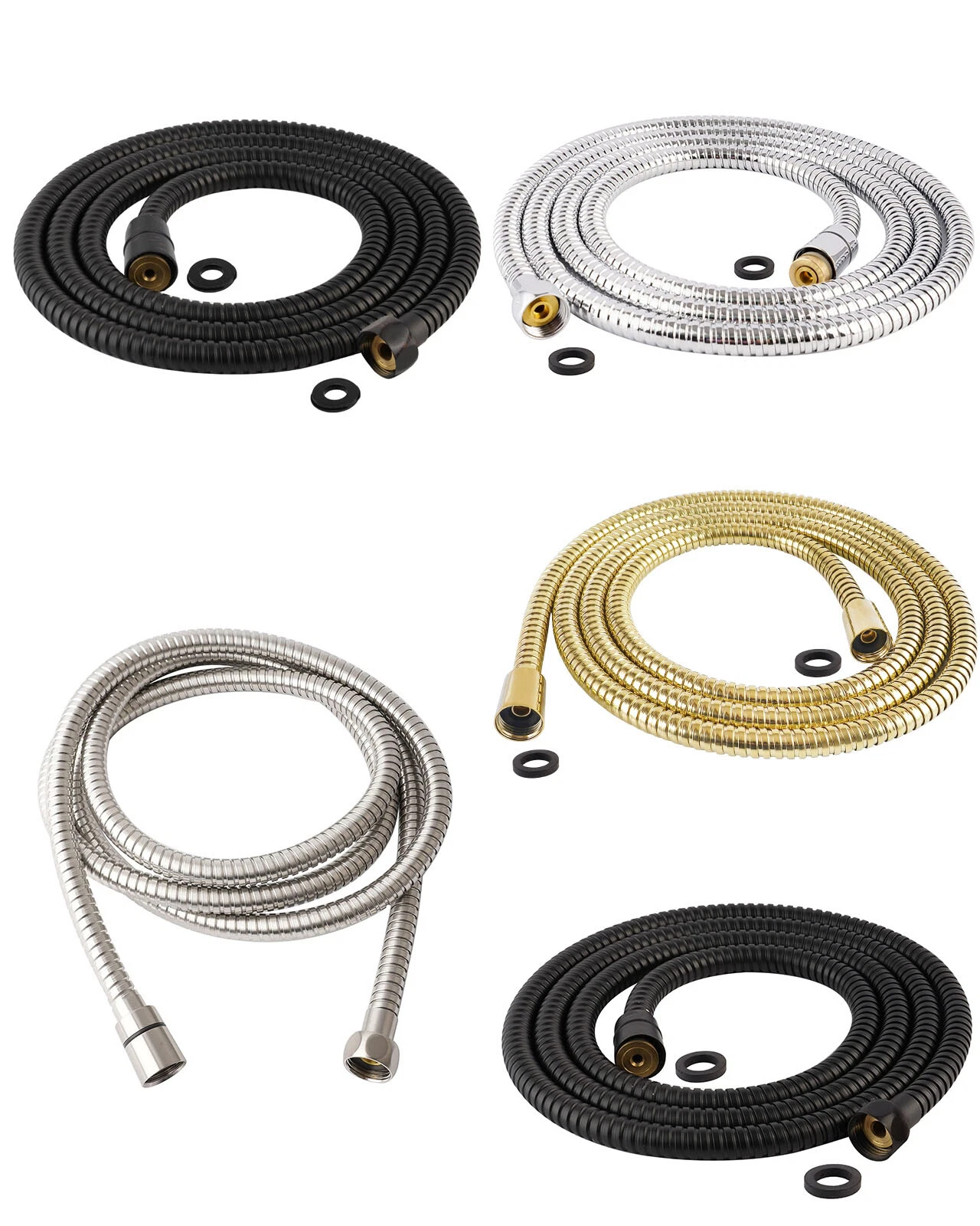 All Metal Shower Hose 90 inch Handheld Shower Head Hose Extension Replacement
Opens in a new window 