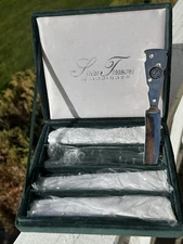 Silver Treasures By Godinger Butter Cheese Knife Spreader Set Of 4 In Box