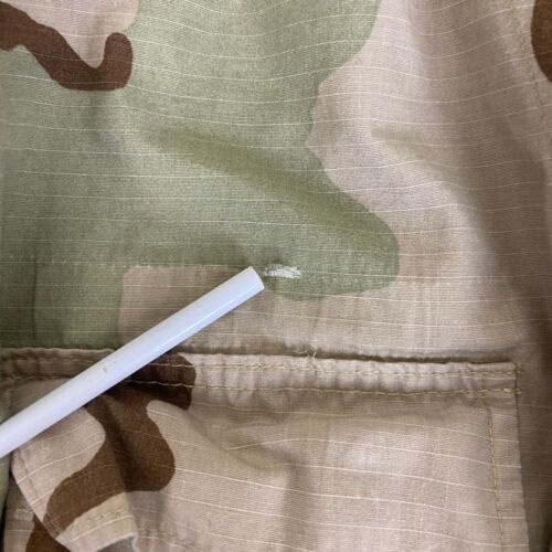 US Air Force Desert Camo Combat Jacket L Military Tactical DCU Uniform USCENTAF - Picture 7 of 15
