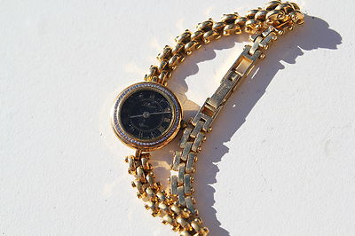 BLASER DIAMOND BEZEL ROMAN NUMERAL V8 6 JEWELS  SWISS MADE 1065 WRIST WATCH 8180