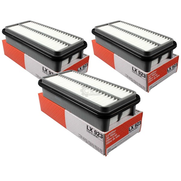 3X Mahle / Knecht Luftfilter LX 923 Air Filter-image