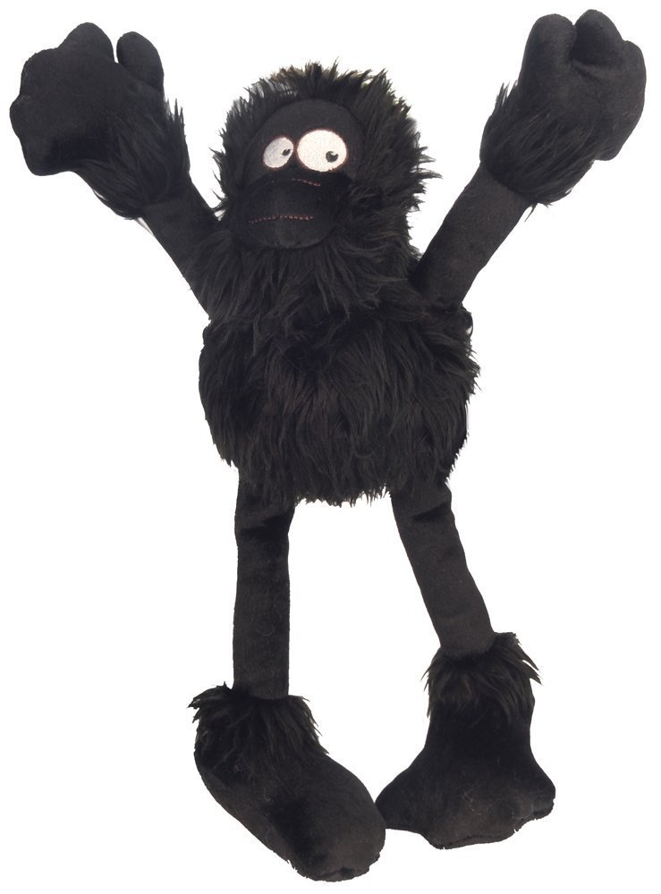 GoDog CRAZY TUGS SASQUATCH MONKEY DOG TOY nero w Chew Guard, 30cm or 46cm GoDog CRAZY TUGS SASQUATCH MONKEY DOG TOY nero w Chew Guard, 30cm or 46cm