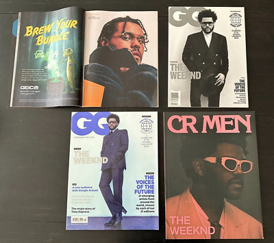 TIME CR MEN British GQ US GQ Magazine Mag THE WEEKND Abel Makkonen Tesfaye