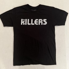 New The Killers Digital Lights Las Vegas LOGO Concert Tour Shirt Medium Black