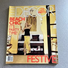 ELLE DECOR Magazine, June/July 2000. Beach Chic It’s Party Time