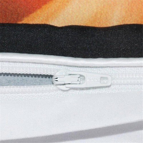 Fundas edredón edredón edredón estampado 3D cielo gris rojo cielo y agua juegos de ropa de cama - Imagen 4 de 5