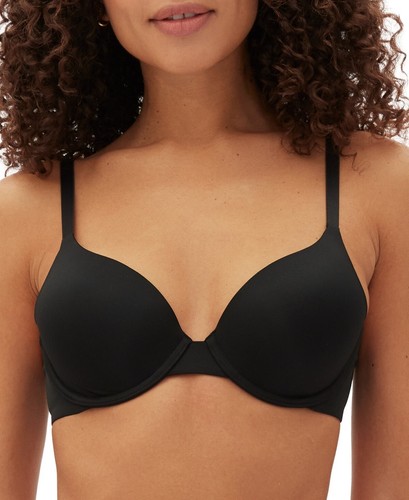 Gap GapBody Women's Everyday Essentials T-Shirt Bra-True Black-32D - 第 1/1 張圖片