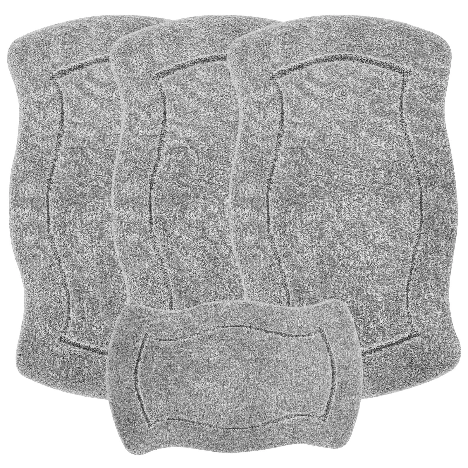 4pc Washable Rug Mat Set Caravan Romany Anti-Allergic Non-Slip Tourier Puffy
Opens in a new window o