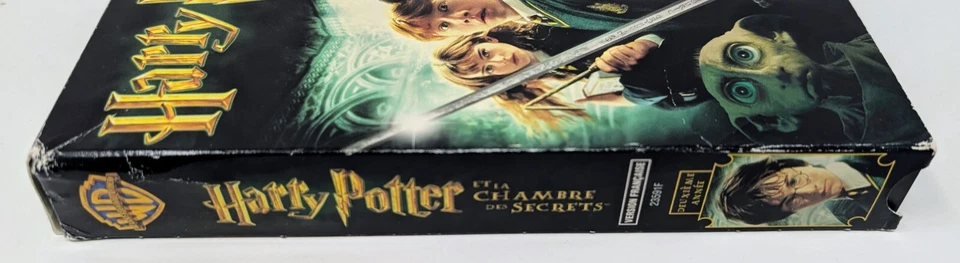 Harry Potter et la Chambre des Secrets VHS (2002) - NTSC - French - VG (Tested) - Image 3 of 4