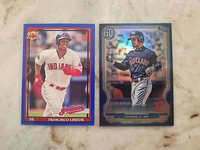 Francisco Lindor 53 Card Baseball Lot - Parallels/ Inserts/ Base
