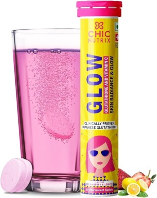THRU Glow | Japanese Glutathione 500 mg and Vitamin C for Skin Care-20  tablets