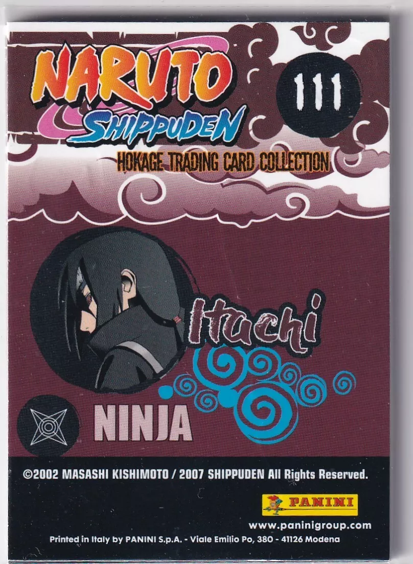 Panini Naruto Shippuden Hokage Trading Card No. 172 Highlights