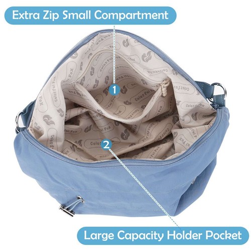 Waterproof Messenger Cross Body Ladies Handbag Bag Shoulder Bag Women Purse - Picture 7 of 17