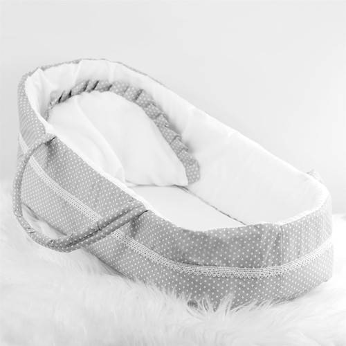 Large Carry Cot for Reborn Dolls Baby Doll Bed Cot Carrier with Pillow BiBi Doll - Picture 2 of 7