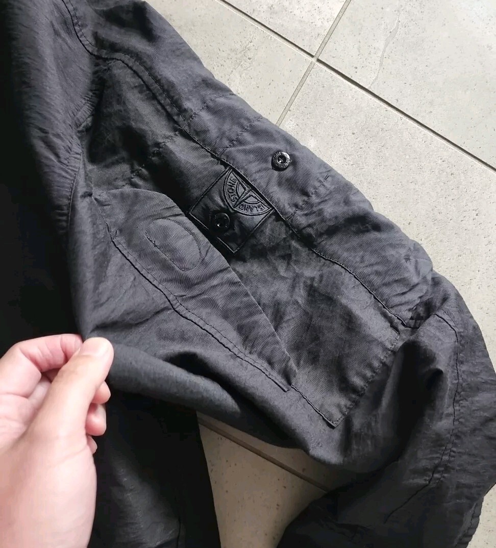Made In Italy Stone Island Shadow Project Nyco Overshirt Jacket Black L image 4