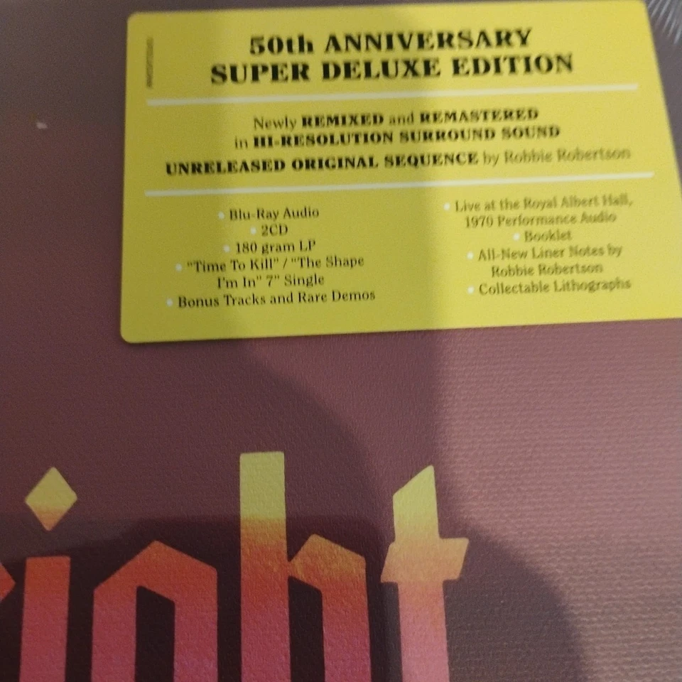 Brand New Sealed The Band: Stage Fright SUPER DELUXE  Lp Record CD Box Set - Image 2 of 3