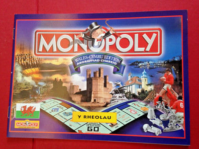 Wales Cymru Edition Monopoly Instructions Rules Booklet (Welsh Version)