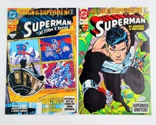 DC Comics #689 Superman #81 Lot 1993 1st Appearance & 1st Cover Black Suit VF/NM