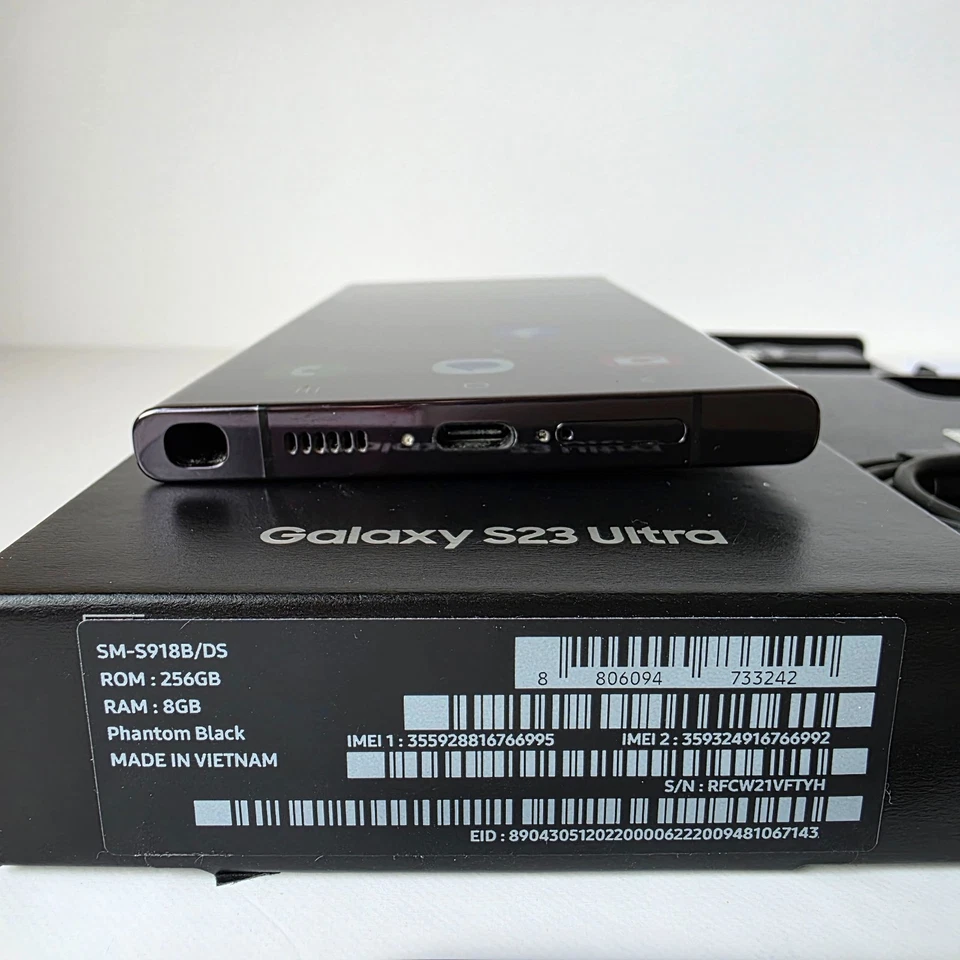 Samsung Galaxy S23 Ultra 5G 8GB 256GB 6,8” Amoled SM-S918B Negro - Imagen 3 de 4