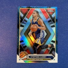 2023-24 Topps Chrome - Stephen Curry #30 Blue Basketball Refractor
