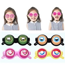 Party Toy Adult Kids Funny Wink Glasses Eyewear Crazy Eyes Props Crazy Blink