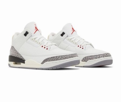Nike Air Jordan 3 Retro White Cement Size 9.5 DN3707-100