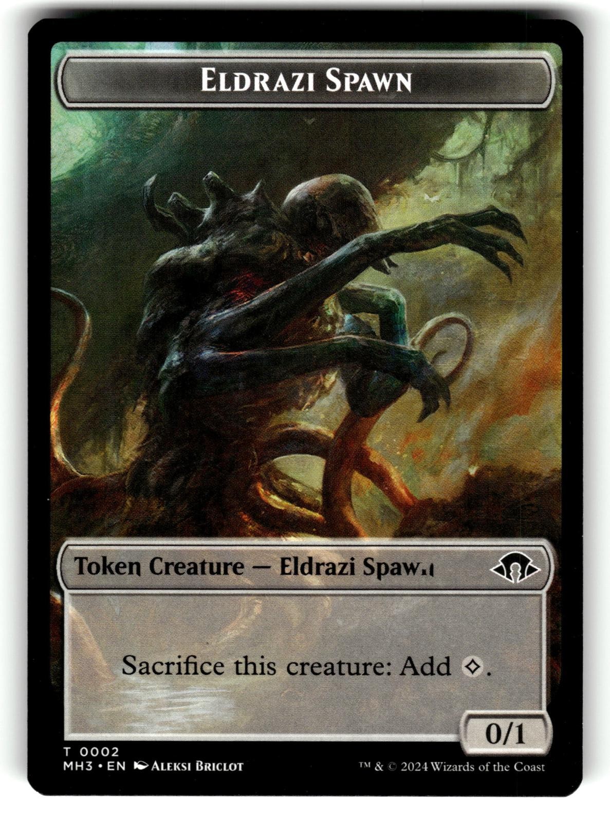 Eldrazi Spawn // Energy Reserve  Token 2 // 36 Modern Horizons 3 MTG LP