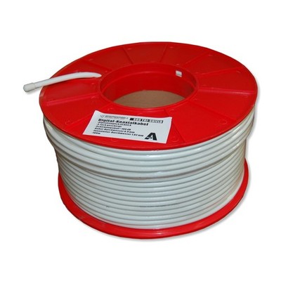 Koaxialkabel 7mm S60 - 100m - Digitaltauglich / 7 mm / > 100dB / 3fach geschirmt