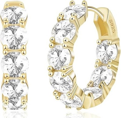 Aretes 14K Brincos Femininos Pendientes Joyeria Fina de Moda De Oro Para Mujer