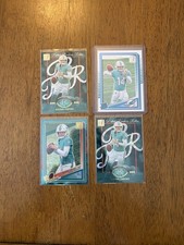 4 Card Lot Quinn Ewers Miami Dolphins Rookie Cards Donruss 2025