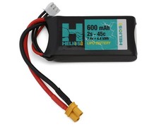 Helios RC 2S 45C LiPo Battery 7.4V/600mAh w/XT30 Connector HEL-2S600-45-X3