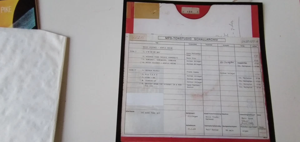 LP THE DAVE PIKE SET - Noisy Silence - Gentle Noise - Bild 3 von 4