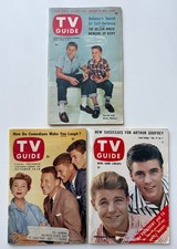 1953 1956 1958 RICKY & DAVID NELSON TV Guide LOT OF 3! Ozzie Harriet Rick Photo