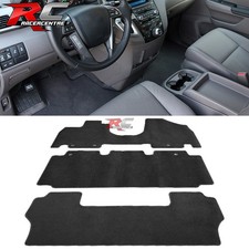 For 11-17 Honda Odyssey Nylon Car Floor Mats Carpet Front Rear 3pc Set Black For 11-17 Honda Odyssey Nylon Car Floor Mats Carpet Front Rear 3pc Set Black