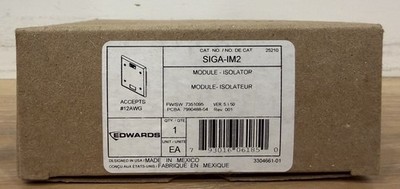 Edwards SIGA-IM2 Fire Alarm Module-Isolator NEW