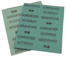 12pc Wet And Dry Emery Paper Sheets Mixed Grit 230mm X 280mm Extra Fine - Course