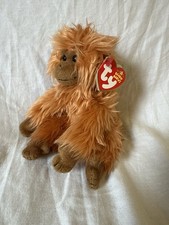 TY CHARLIE the MONKEY BEANIE BABY - 8  With T...