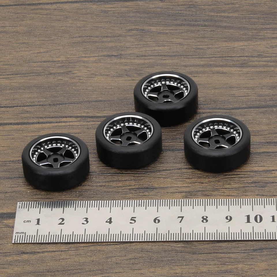 Llanta de aleación ampliada OD 29 mm para 1/28 Wltoys K969 K989 P929 Kyosho Mini-Z Foto 4 de 4