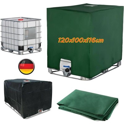 1000l IBC Container Abdeckung 210D Wasserdicht UV-Schutz Haube Schutzplane