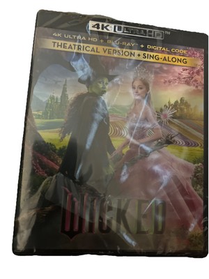 Wicked - 4K Ultra HD  Blu-ray  Digital [4K UHD] DVD New Sealed