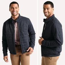 Rodd and Gunn Evans Creek Top Bomber Quilted Jacket Men's Medium M