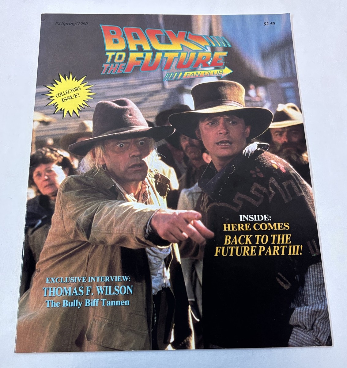 Spring 1990 BACK TO THE FUTURE FAN CLUB magazine #2 ~ mid-grade | eBay